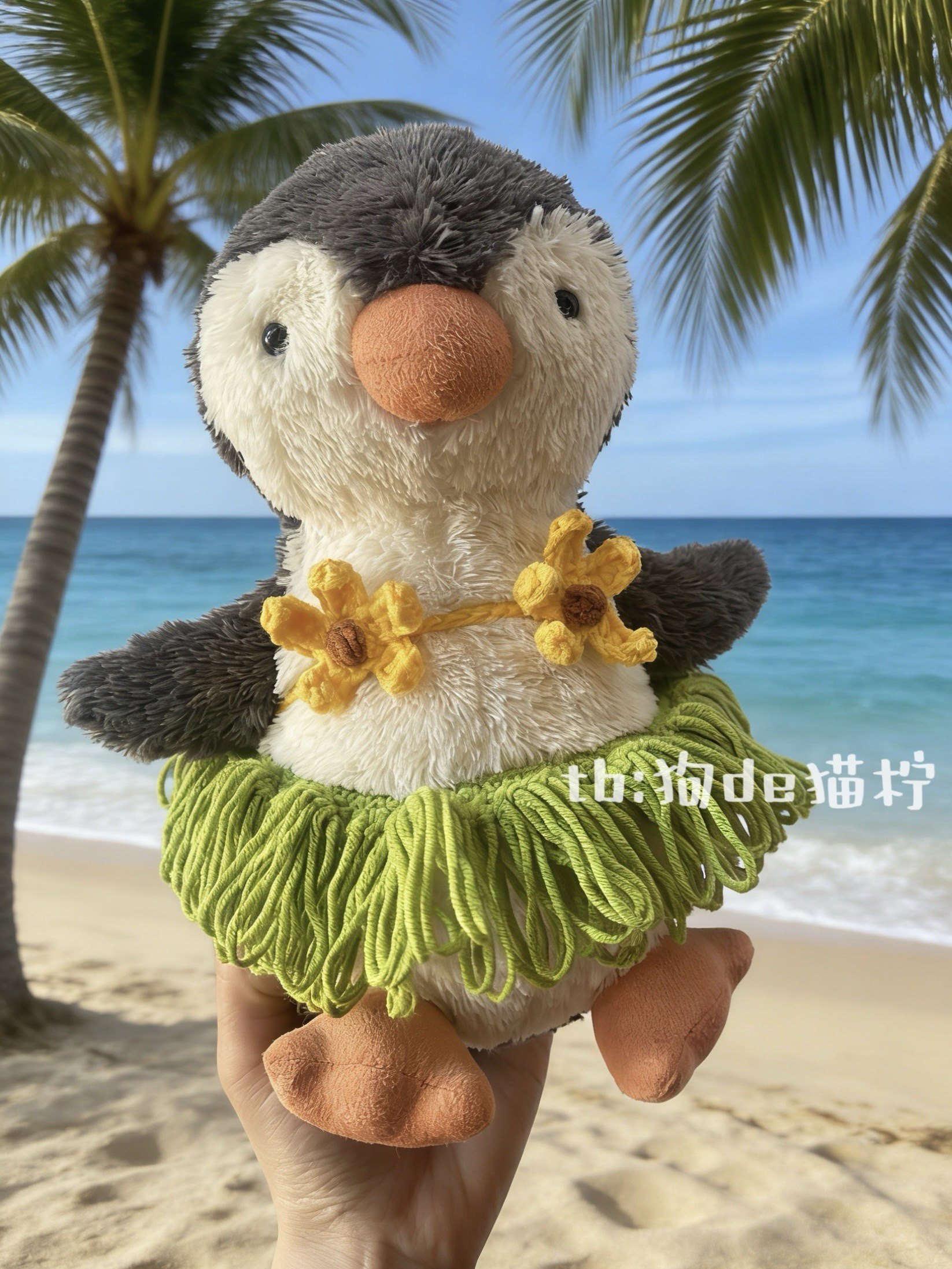 jellycat23cm花生企鹅娃衣钩织沙滩裙套装可爱玩偶公仔配饰送礼物,模玩/动漫/周边/娃圈三坑/桌游,棉花娃娃/毛绒玩具娃衣,淘宝优惠券,粉丝福利购,淘宝优惠卷