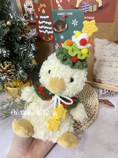 包邮 Jc15cm甜美小鸭圣诞系列套装 圣诞节礼物娃衣送女友