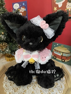 狗de猫柠普莱美猫咪粉色系围巾周边卡奇玩偶衣服德文卷毛猫KUKI