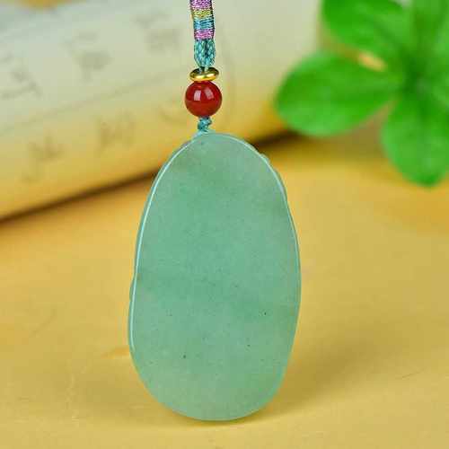 新疆东陵玉如意平安幸福吊坠男女款玉石挂件玉佩男女款