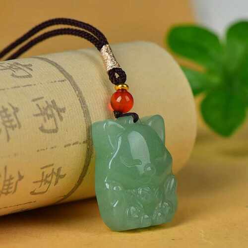 玉器招桃花九尾狐天然