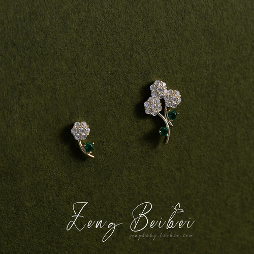 【仙气点缀】迷你蒲公英耳钉