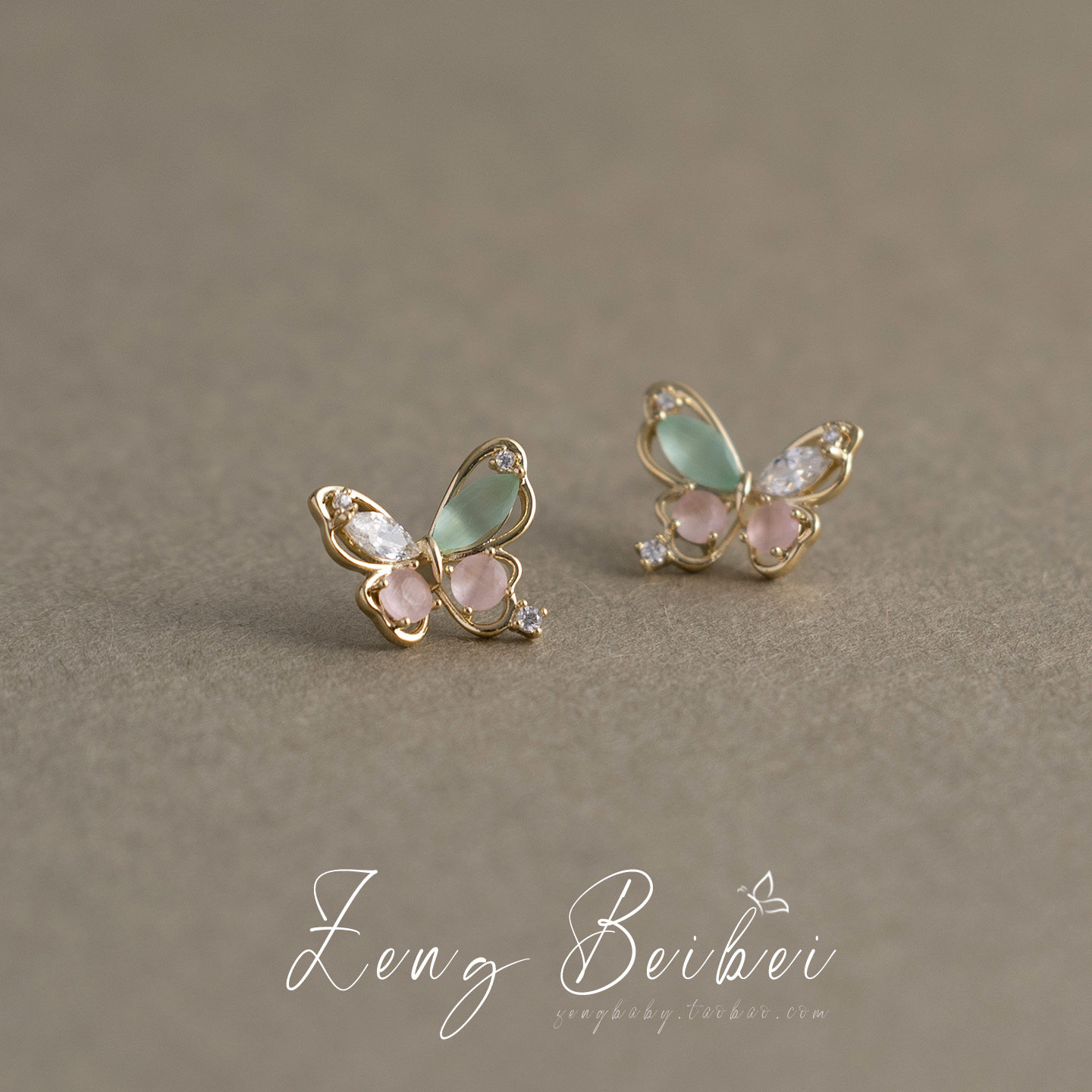 【仙仙的】小蝴蝶耳钉