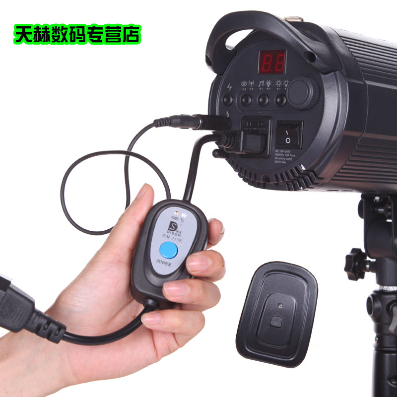 迪生FM-315E无线多通道引闪器影视闪光灯摄影触发器单反佳能尼康