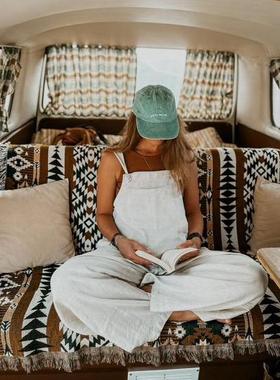 川西新疆民族风美式复古摩洛哥旅行毯子Vanlife后备箱毯子