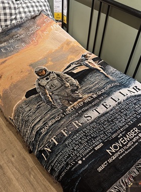 星际穿越 Interstellar(2014)科幻诺兰电影挂毯盖毯