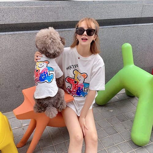 宠物亲子装狗狗衣服大型犬潮牌