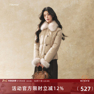 7Shiftin 原创设计冬季新款毛绒棉衣短外套百搭保暖加厚棉服上衣