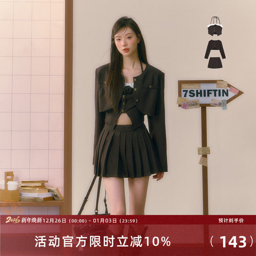 7shiftin2023秋季新品三件套套装
