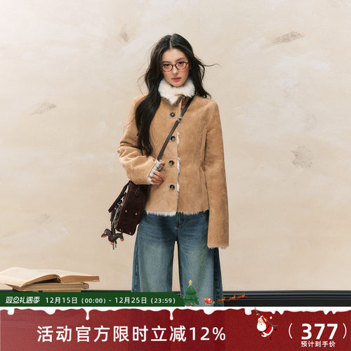 7shiftin2024冬季新品皮毛外套