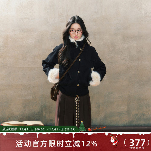 7shiftin2024冬季新品皮毛外套