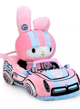 美国直邮Kidrobot虞书欣同款三丽鸥赛车手Hello Kitty公仔玩偶