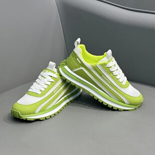 霸克休闲运动鞋阿甘鞋男款青少年学生户外跑步鞋夏季网面透气潮鞋