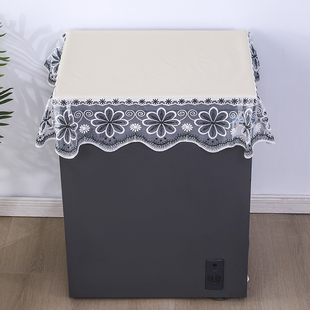 小型冰柜盖巾翻盖式盖布防尘盖新款长方形顶盖防滑冷柜台面保护垫