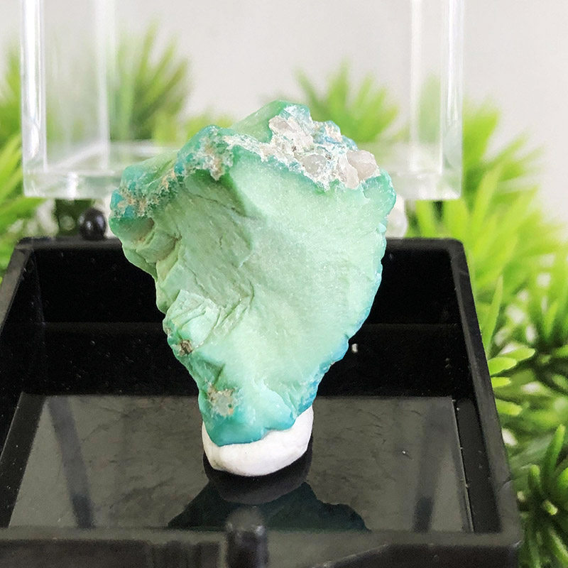 美国绿松石原石天然水晶矿物晶体摆件