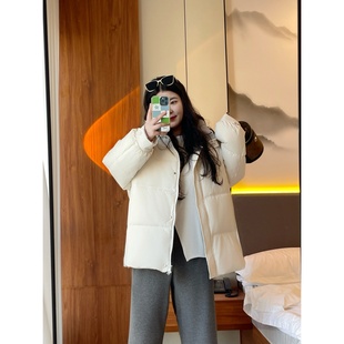 女装 短款 14957冬季 宽松时尚 棉服小个子学生棉袄外套 韩版 梵朵大码