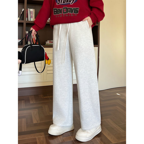 直筒休闲卫裤2025秋季新款宽松