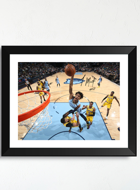 灰熊贾莫兰特隔扣实木相框照片墙桌摆件酒吧装饰艺术画框球迷礼物