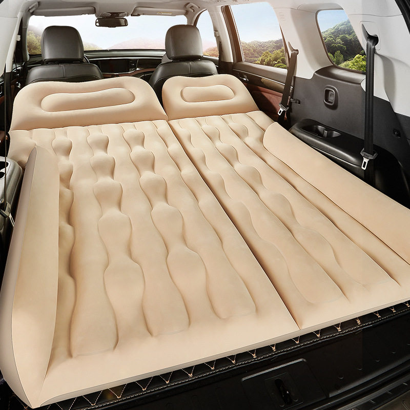 林肯冒险家车载充气床后背箱植绒床垫后排座床垫旅行车中床加厚
