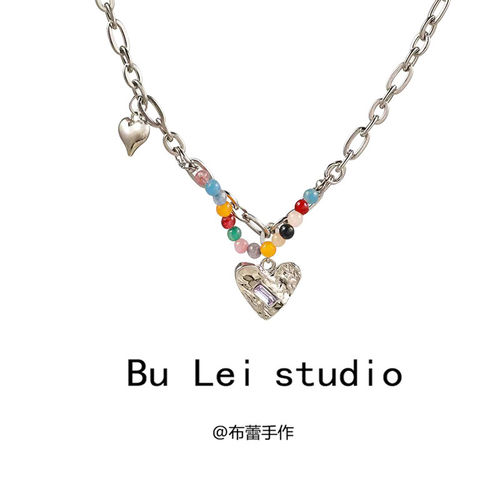 钛钢女性甜酷项链新品8折