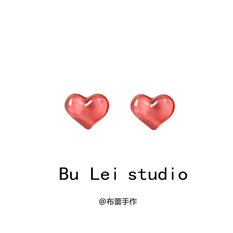 水蜜桃色果冻爱心透明甜美耳环耳饰耳钉银针少女无耳洞蚊香盘耳夹,饰品/流行首饰/时尚饰品新,耳环,淘宝优惠券,粉丝福利购,淘宝优惠卷