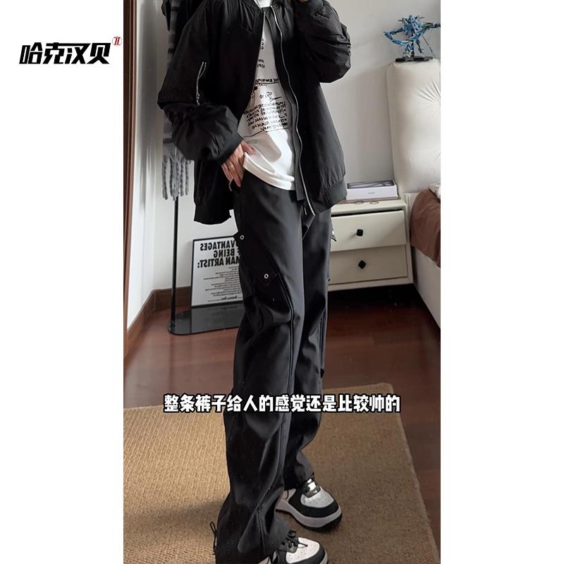 D-A232-HK9559-P40加绒48美式工装裤男款秋冬季冲锋裤休闲直筒裤,男装休闲裤,电商A232