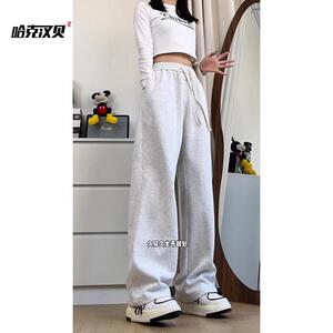 D-A232-HK9562-P40美式直筒裤女生秋冬季休闲裤图片