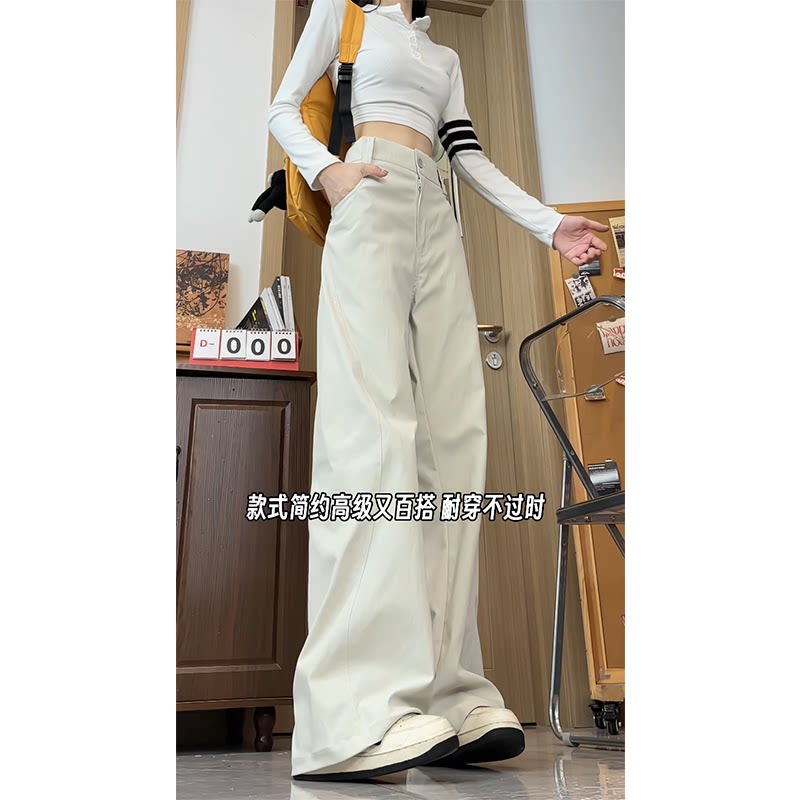 美式斜切拼接冲锋裤男秋季复古潮牌伞兵工装裤情侣高腰显瘦长裤子,男装休闲裤,电商A232
