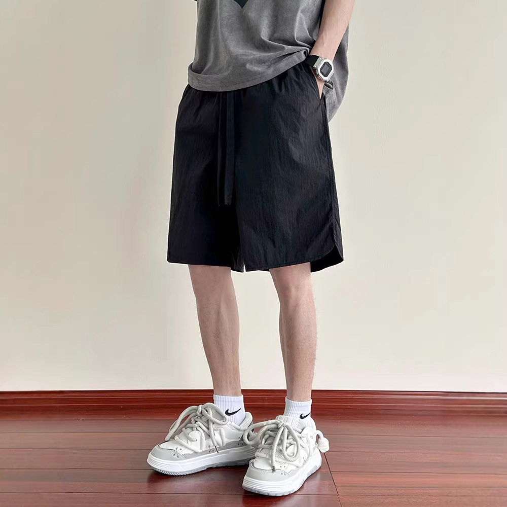2026新款夏季运动短裤男薄款休闲五分裤冰丝速干大码多巴胺沙滩裤,男装牛仔裤,电商A232