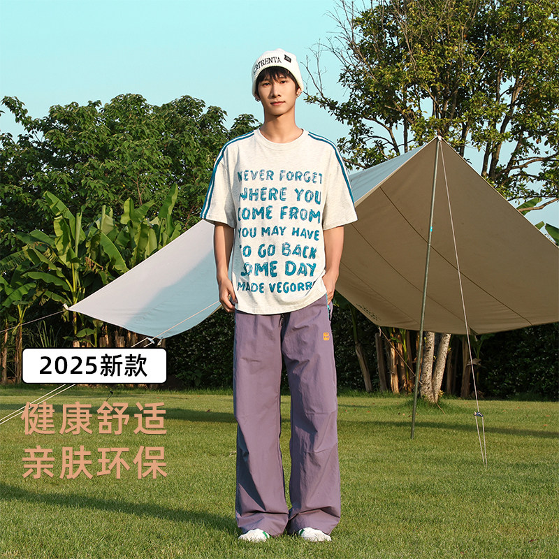 D-A232-HK9579-新款男美式复古潮牌情侣工装裤宽松阔腿休闲裤子,男装休闲裤,电商A232