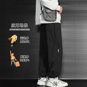 X-602-YK537 -P50青少年潮流九分裤男款秋冬季工装裤束脚裤子图片