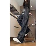 D-A232-HK9533-P40扎染条纹卫裤女秋季宽松百搭休闲女裤，女装休闲裤，电商A232