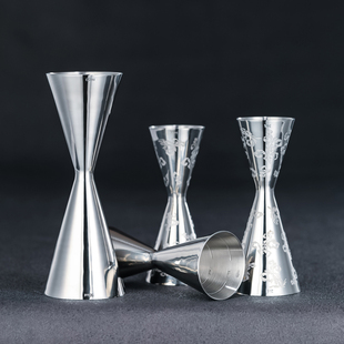 调酒量酒器安士杯盎司杯 不锈钢日式 酒吧传奇 一体成型含刻度量杯