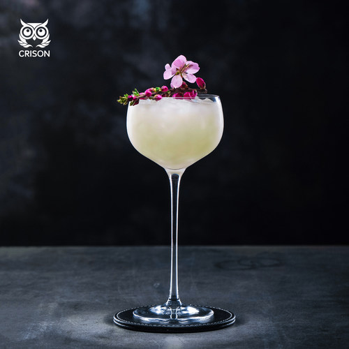 CRISON日式水晶高脚鸡尾酒杯