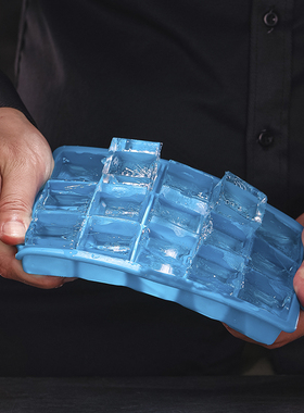 酒吧传奇 出口美国6/8/15/20格方冰硅胶模具 威士忌制方冰冰模具