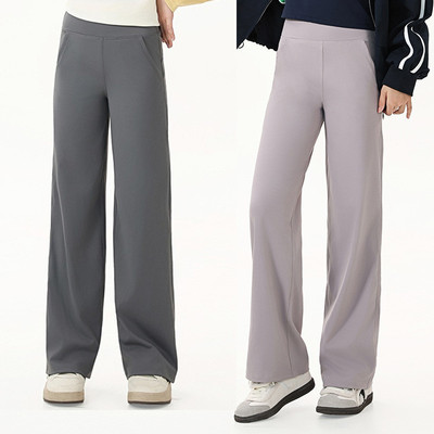 学生女孩一体绒鲨鱼裤宽松休闲裤