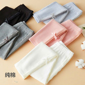 女宝长裤 女童打底裤 子春季 纯棉洋气早春儿童裤 黑色白 春秋2026新款