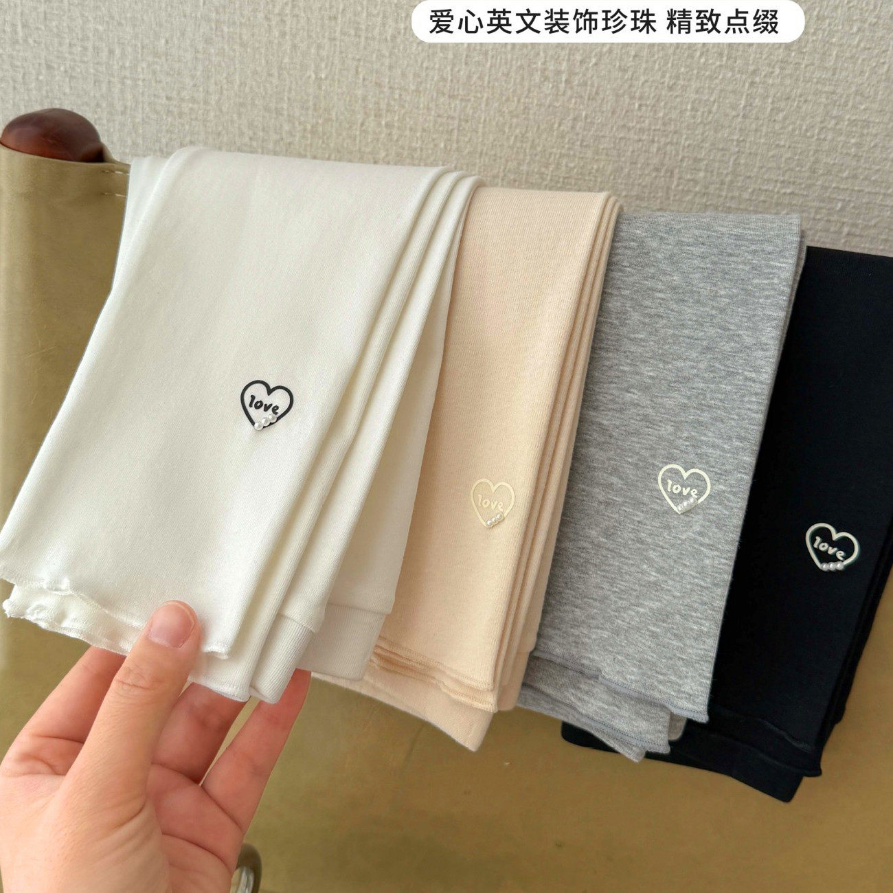 女童春季裤子外穿薄款儿童纯棉弹力白色打底裤春夏薄款宝宝紧身裤