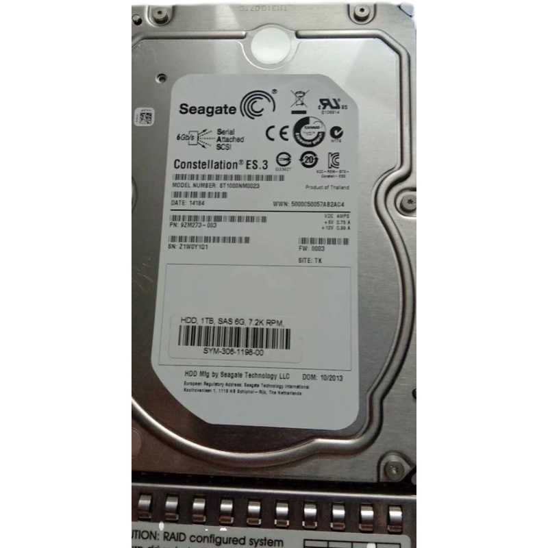 赛门铁克 NBU5230 3.5 1T SAS 7200转 原装拆机带架 )保一年