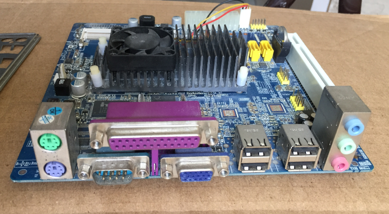 原装拆机凌动D425单核双线程 d425+nm10 带集成网卡ITX主板