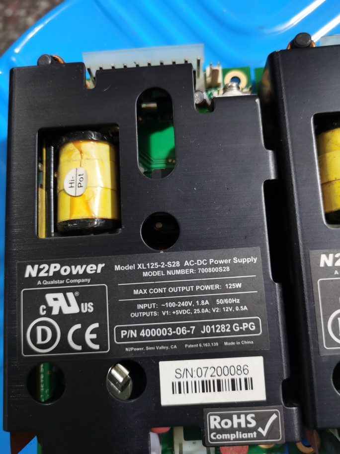 N2POWER XL125-2-S28 AC-DC 电源 400003-06-7 125W 电源
