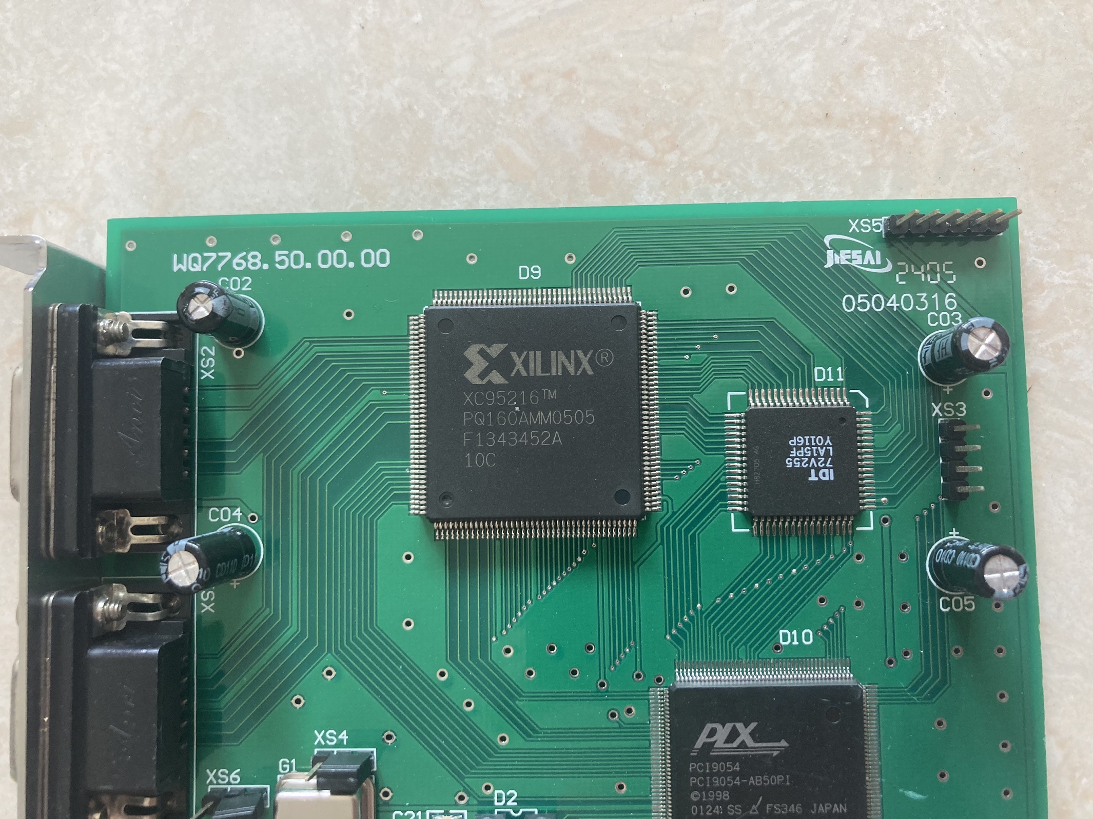 JIESAI WQ7768.50杰赛板卡 PCI-CAN 采集卡05040316