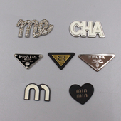 合金贴片min三角牌万能贴片高级感发夹帽子发箍等饰品材料配件diy