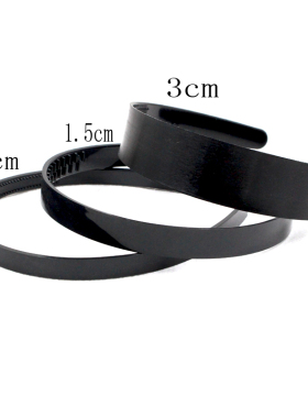 diy发箍自己做骨架框架带齿1cm1.5cm3cm头箍材料饰品配件打底头扣