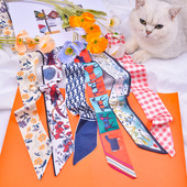 包邮 绑包包丝巾高档法式 丝巾礼盒飘带绑发丝带蝴蝶结发饰伴手礼20