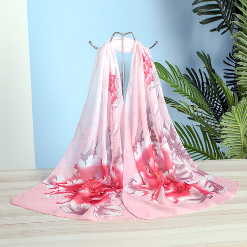 丝巾雪纺女印花春夏秋冬韩版礼品