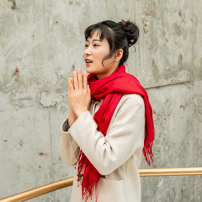 刺毛围巾加厚韩版男女春夏秋冬