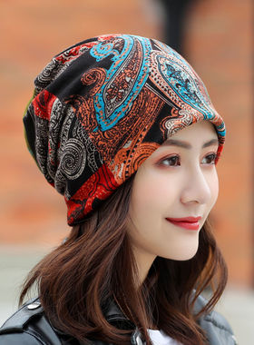 百变仿羊绒围脖脖子围巾套头帽子秋冬女面罩脖套扭扭帽护颈10包邮