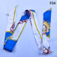Binding silk scarves, ribbons, hair ties, long small silk scarves, neckerchiefs, packaging boxes, gift boxes, narrow and high-end style, 20 pieces, free shipping thumbnail 4