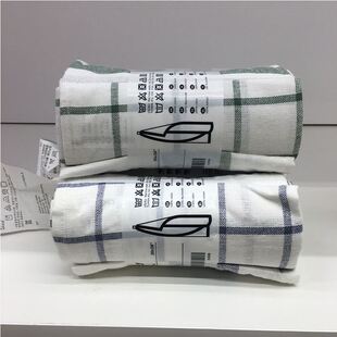 宜家  林妮格厨房用巾抹布纯棉清洁布擦碗布擦手巾茶巾